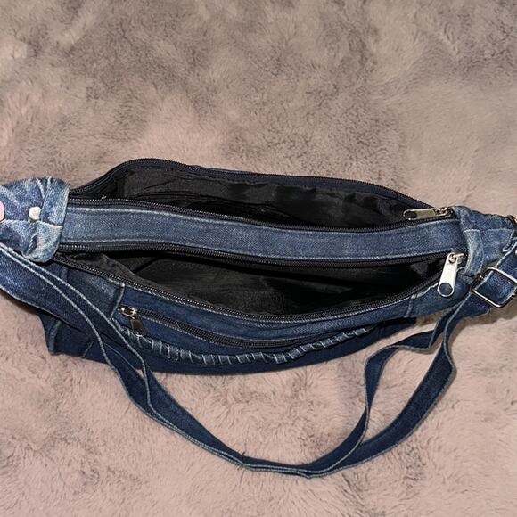 Vintage Denim Shoulder Bag - Picture 3 of 9